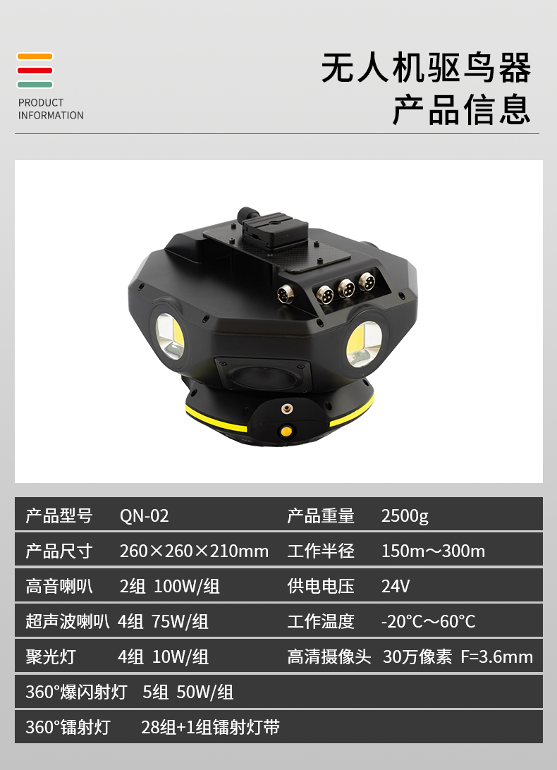 無人機(jī)驅(qū)鳥器 QN-02型(圖2) 無人機(jī)驅(qū)鳥器 QN-02型(圖2)